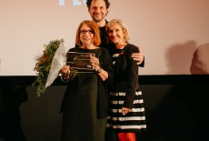 11. Heidi Handorf, Marita Breuer und Hommage-Kurator Werner Busch